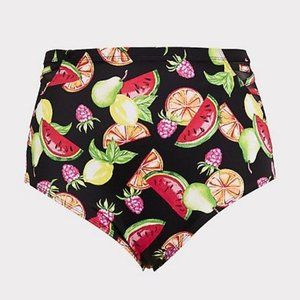 NWT Torrid - Fruit Lattice Mesh Swim Bottom